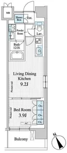 プレノ清澄庭園【4階】の間取り
