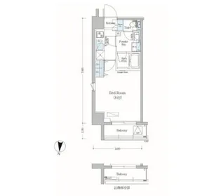 アーバネックス森下Ⅱ【6階】の間取り