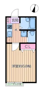 リブレリー春江B【1階】の間取り