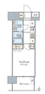 BRILLIA IST 清澄白河【9階】の間取り