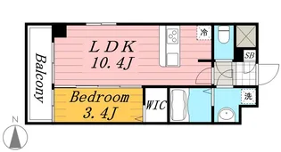 クラシィコート【2階】の間取り