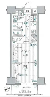 日神デュオステージ浅草松が谷【12階】の間取り