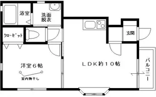 深川Kハイツ【101号室号室】の間取り