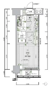 メインステージ木場【903号室号室】の間取り
