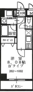 メインステージ西葛西Ⅱ【6階】の間取り