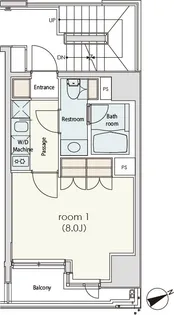 東京都中央区日本橋兜町【マンション】の間取り