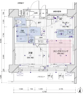 メインステージ両国駅前【10階】の間取り
