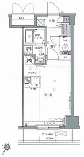 FORTIS水天宮前【3階】の間取り