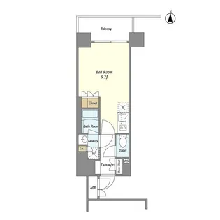 ライトテラス錦糸町【6階】の間取り