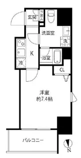東京都台東区浅草橋5丁目【マンション】の間取り
