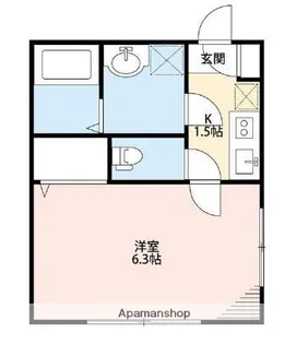 BESTSTAGE入谷2【2階】の間取り