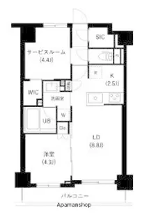 ザ・レジデンス三ノ輪Ⅱ【7階】の間取り