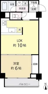 カナルグランデ【6階】の間取り