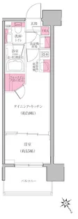 レジディア門前仲町プレイス【9階】の間取り