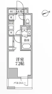 レジディア新御徒町Ⅱ【5階】の間取り