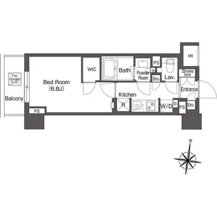コンフォリア森下リバーサイド【3階】の間取り