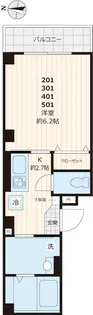 K ANNEX ケーアネックス【401号室号室】の間取り