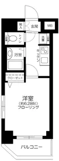 東京都墨田区東駒形3丁目【マンション】の間取り