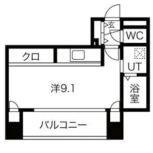 HIRAI RISE(ヒライライズ)【2階】の間取り