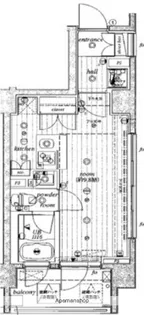 ルモーデ亀戸【3階】の間取り