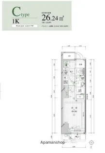 ランドステージ日暮里【2階】の間取り