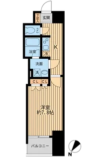 日本橋ファーストレジデンス【0503号室】の間取り