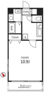 クイーンズコート福住【305号室】の間取り