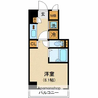 ドルチェ東京・八重洲通り【1階】の間取り