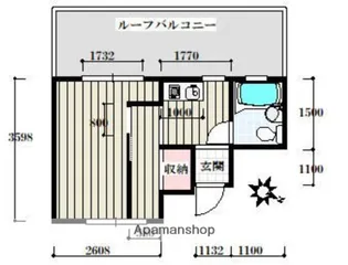 三河マンション【3階】の間取り