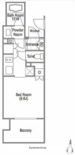 クレストコート吾妻橋レジデンス【5階】の間取り