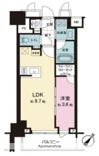 ザ・パークハウス晴海タワーズティアロレジデンス【26階】の間取り