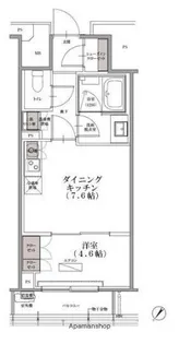 SKナインティ門前仲町【7階】の間取り