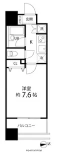 スペーシア秋葉原【12階】の間取り
