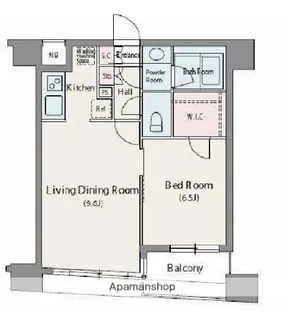 東京都中央区日本橋堀留町2丁目【マンション】の間取り