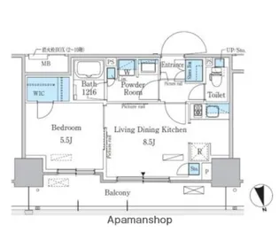 パークアクシス東陽町・親水公園【12階】の間取り