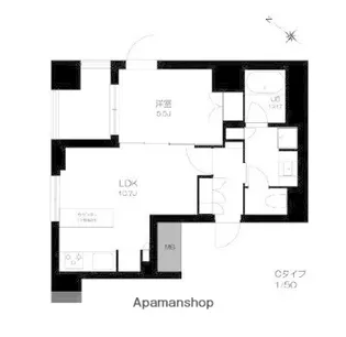 東京都中央区勝どき6丁目【マンション】の間取り