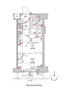 クレイシア森下ステーションサイト【4階】の間取り