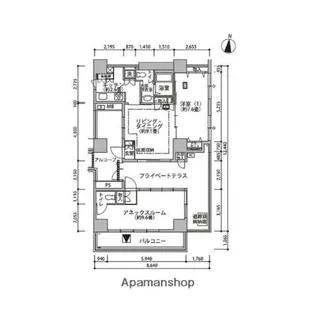 東雲キャナルコートCODAN19号棟【9階】の間取り