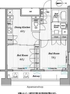 レジディア錦糸町Ⅱ【11階】の間取り