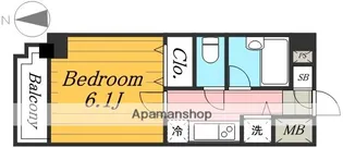 グランヴァン両国Ⅱ【6階】の間取り