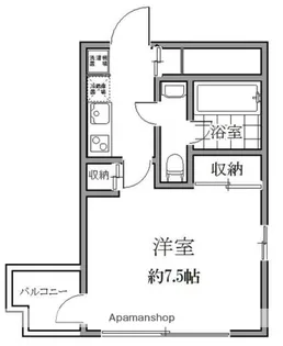 プレール・ドゥーク日本橋リバーサイド【5階】の間取り
