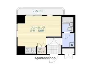 ライオンズマンション浅草【4階】の間取り