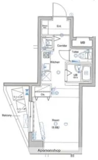 メイクスデザイン秋葉原【2階】の間取り