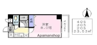 東京都江東区森下3丁目【マンション】の間取り