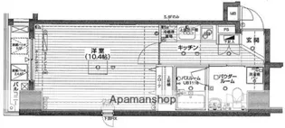 アプレシティ日本橋蛎殻町【4階】の間取り