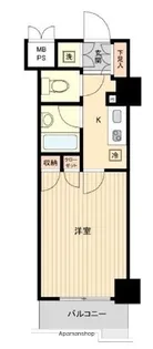 ルーブル日本橋【5階】の間取り