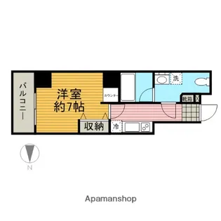 アヴィニティー両国【8階】の間取り