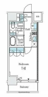 プライマル御茶ノ水【9階】の間取り