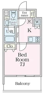 エスティメゾン亀戸【5階】の間取り