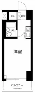 プライムステイ築地【6階】の間取り